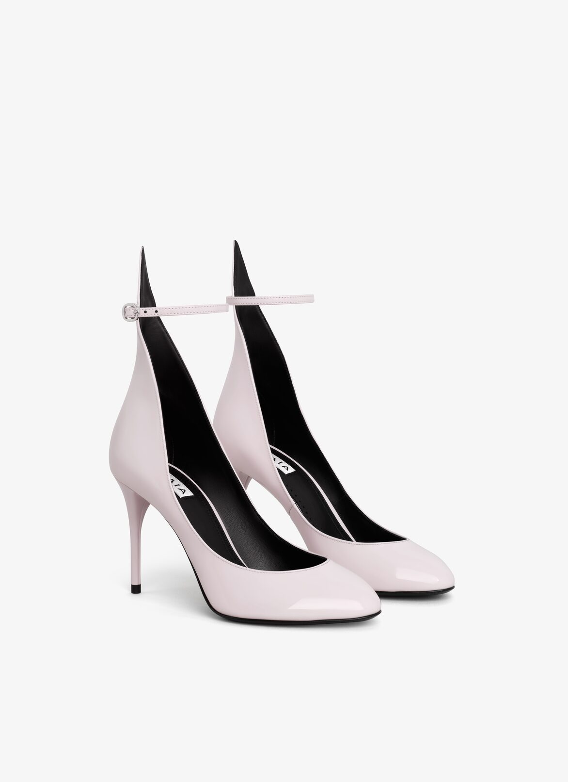 DECOLLETE パテントレザー製 パンプス ALAÏA ペールピンク DECOLLETE パテントレザー製 パンプス